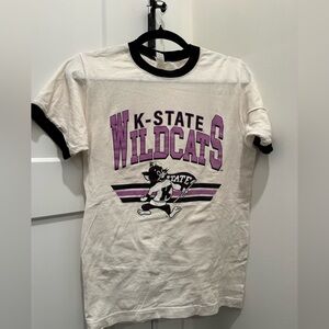 Tultex Black and White Crew Neck Tee